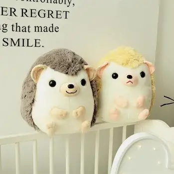 

New cute rounded hedgehog doll plush toy hedgehog pillow birthday gift