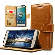 2017 For Samsung Galaxy S7 G9300 S7 Edge G9350 Case Genuine Leather Card Slot Wallet Cover Phone Case Cover Skin