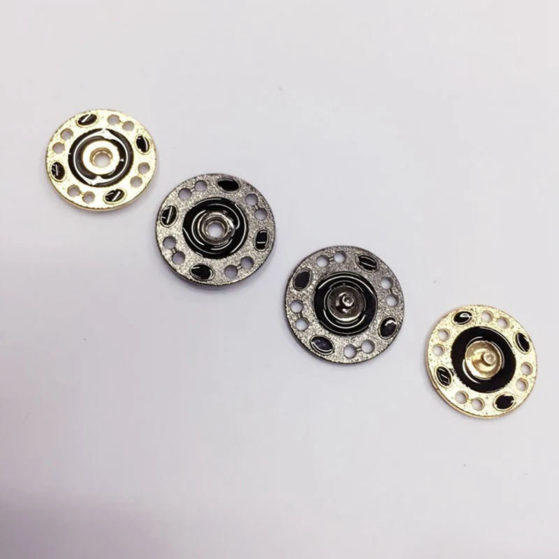 50pcs High grade 21 25mm metal fastener button shirt round press stud