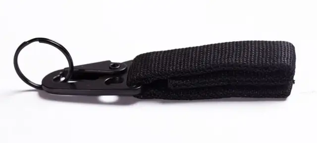 1PC  Carabiner High Strength Nylon Key Hook MOLLE Webbing Buckle Hanging System Belt Buckle Hanging Camping Hiking Accessories black
