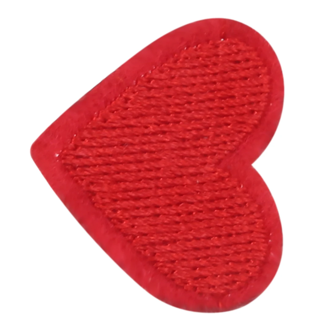 10pcs/set Clothes Sticker Jacket DIY Applique Mayitr Red Love Heart Sew Iron On Embroidery Patches Apparel Sewing & Fabric