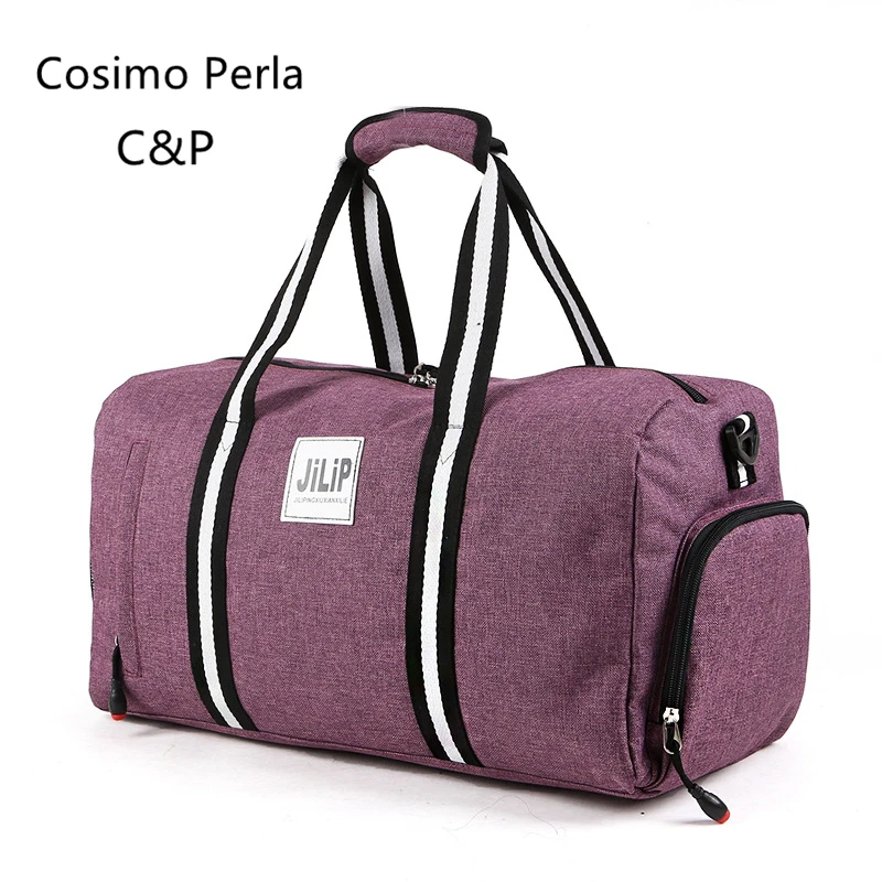

Women's Travel Yoga Handbags Training Sports Gym Bag Fitness Short Trip Duffle Bag Oxford Crossbody Bags for Men Hand Luggages