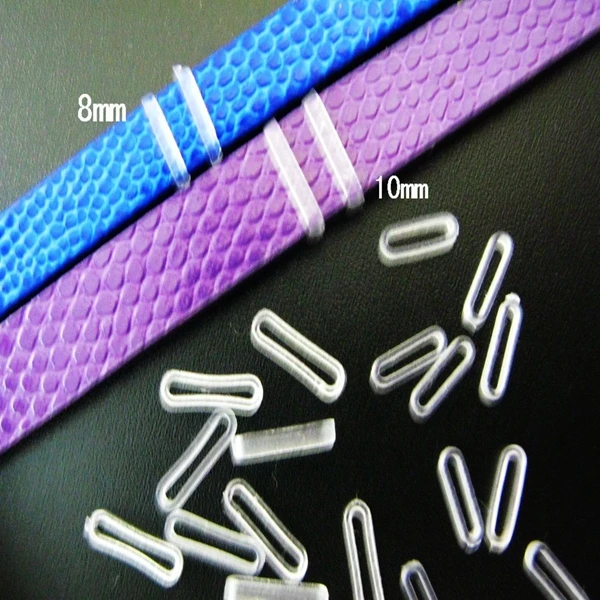 100pcs Rubber Stopper accessary Fit for 8mm Slide Charm Bracelet belt wristband 