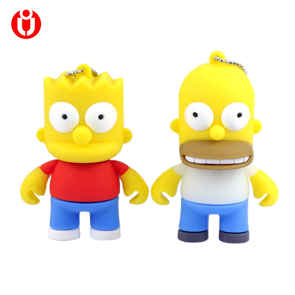 Подарок USB флеш накопитель 16 ГБ USB2.0 4 8 32 64 Гб usb мультфильм устройство флэш памяти