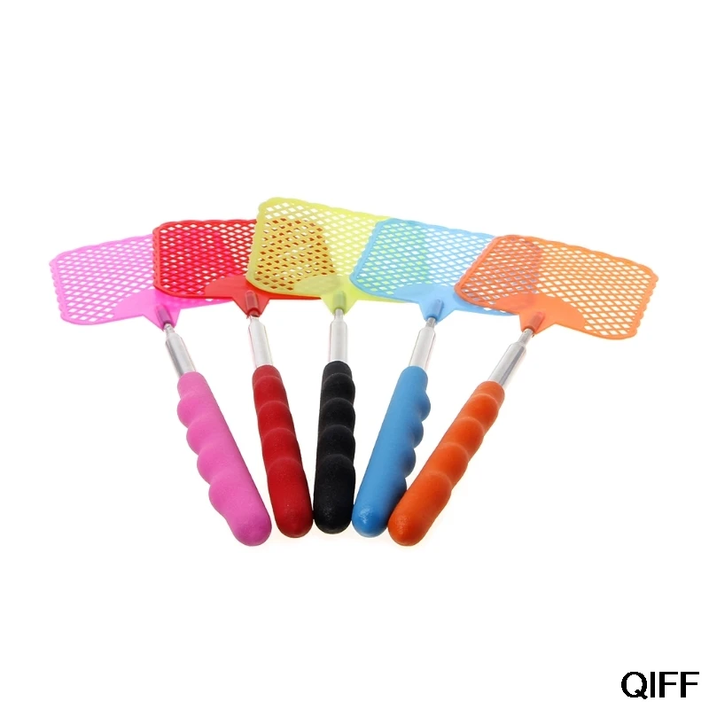 

Wholesale Useful Pest Control Tools Extendable Flies Swatter Telescopic Mosquito Killer May06