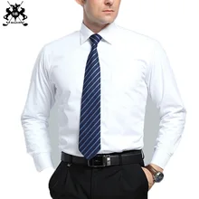 Стиль мужские рубашки с длинными рукавами сплошной цвет коммерция работа мужские белые рубашки мужские с отворотом рубашки с длинными рукавами