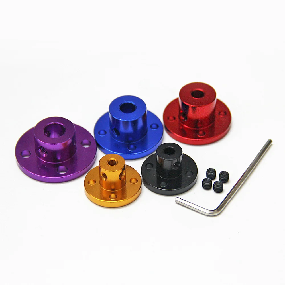 1PCS Aluminum Alloy Flange Coupling 3mm 8mm Flange Coupling Rigidity