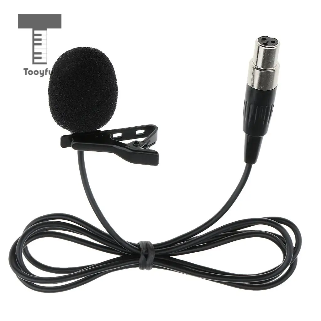 3.5mm Straight / Right Angle XLR 3Pin XLR 4Pin Hands Free Clip on Mini Lavalier Lapel Vacuum Tube Microphone Megaphones