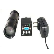 2-мегапиксельный 1080P VGA выход промышленный видео микроскоп камера+ 130X C-mount объектив для лаборатории PCB ремонт мобильного телефона