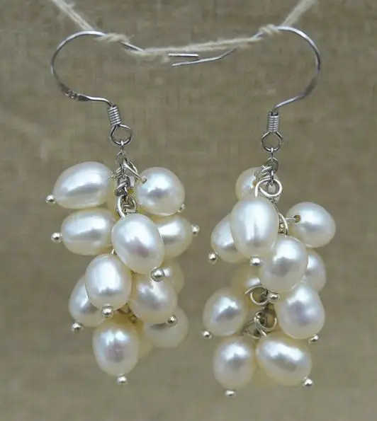 

Grape Pearl Earrings,Cluster Freshwater Pearl Jeellery,Fashion Jewellery For Women