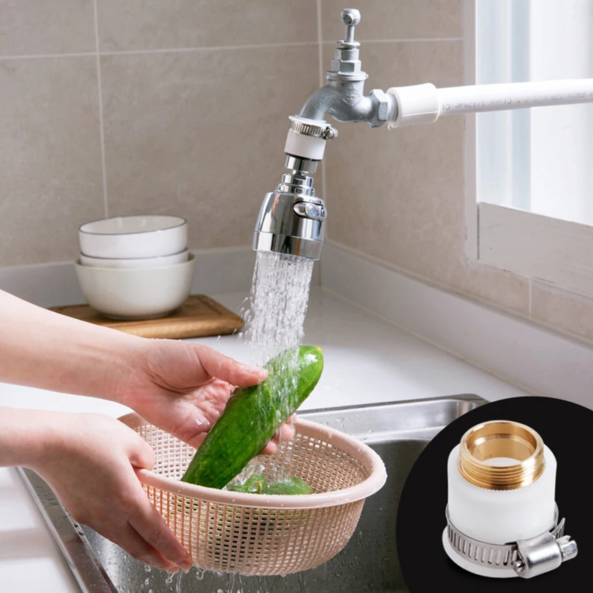 Kitchen Faucet Spouts Parts plastic Water Pipe Washing Machine plas Fittings Conversion Interface Accessories 18-22mm | Дом и сад