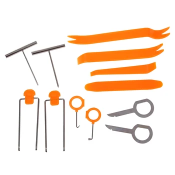 

SODIAL(R) 12 Pcs Car Auto Door Panel Removing Audio Refitting Dismantle Tools