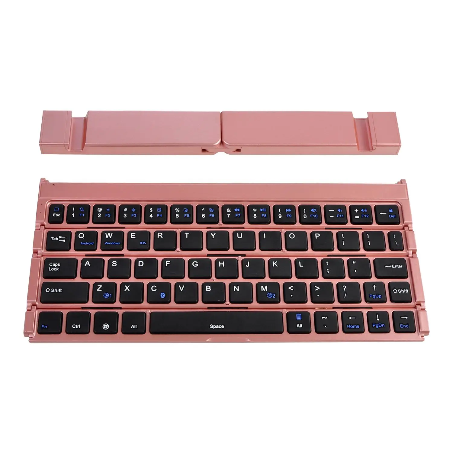 Mini Keyboard Computer Four Fold Bluetooth Keyboard Office Durable Wireless Keyboard Laptop