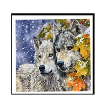 

DIY Partial Diamond Painting Cross Stitch Ice Skate Wolf Diamond Embroidery Mosaic Peinture Diamant Resin Diamond Art