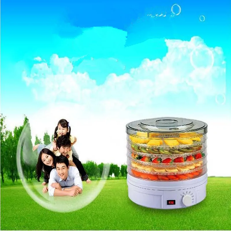 

220-240V Food Dehydrator Electric Five Layer Household Vegetable Fruit Meat Herb Dehydrator Dryer Household EU/AU/UK Plug