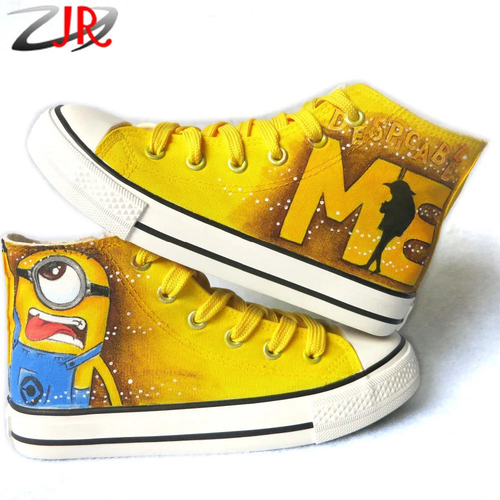 Minion Tongue Out Hand Painted Kids Casual Shoes Minions