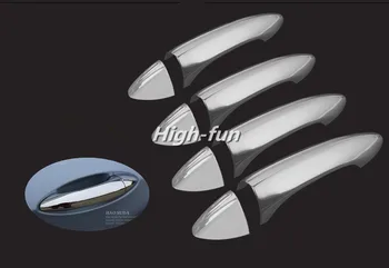 

FUNDUOO For Chevrolet Cruze 2014 2015 New Chrome Car Door Handle Cover Trim Sticker Car Accessories Free Drop Shipping