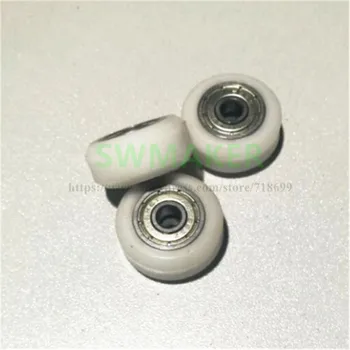 

SWMAKER Dual Bearing Solid V-Wheel Kit 5mm bore 625ZZ bearing for CNC Reprap 3D printer