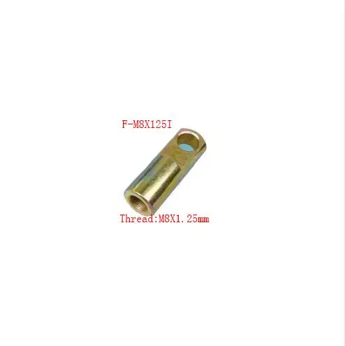 

Free shipping 2 pcs I Joint M8x1.25mm Female to Male Thread Pneumatic Cylinder Piston Clevis,F-M8X125I