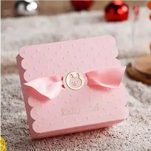 Новое поступление Sweet Baby Shower коробка конфет 200 шт./лот, fxjj1 - Цвет: pink