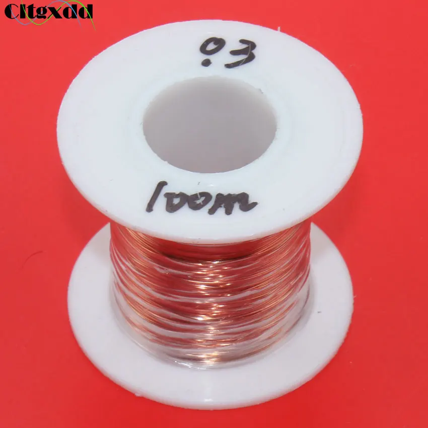 Cltgxdd 0,3 мм новая полиуретановая эмалевая проволока QA-1-155 Медь провода 50/100 м красный/True color эмалированный провод