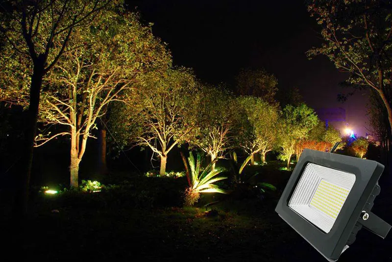 Água de Inundação Lâmpadas de Jardim Ip66 ao ar Ip66 à Prova Levou Holofotes 50 100 150 Livre 220 v Branco Quente Frio d' gd 30 w 2 led floodlight 30w