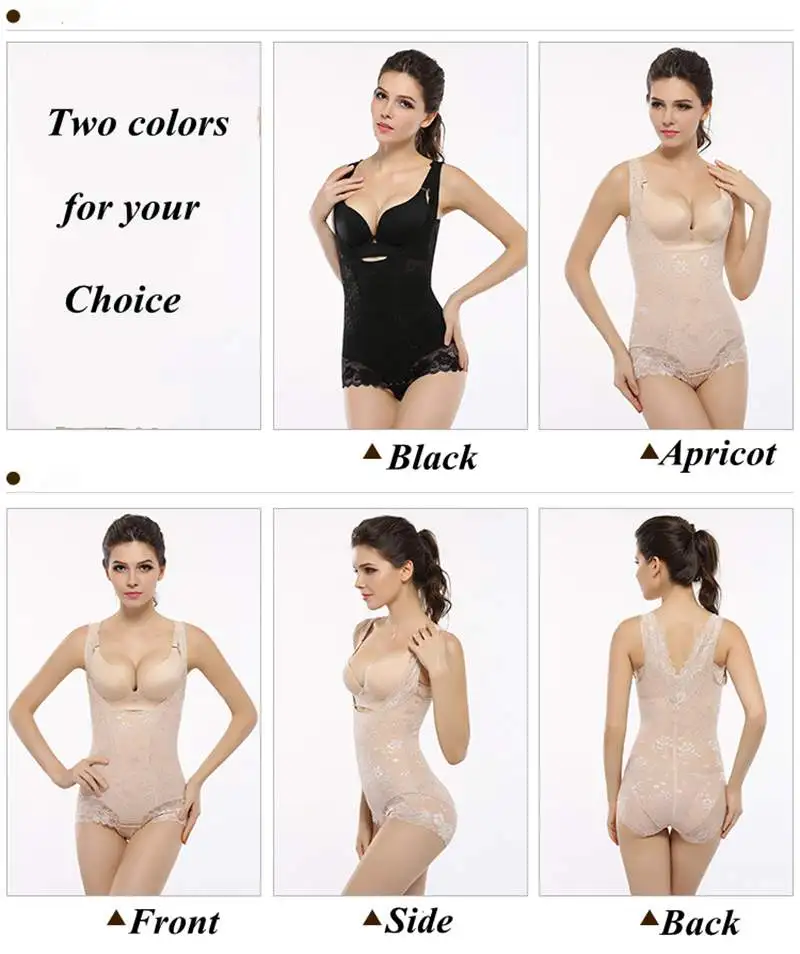 Women's Slimming Underwear Bodysuit Shapewear Full Body Shaper Bodysuit Waist Shaper Postpartum Recovery Slimming Women Shaper