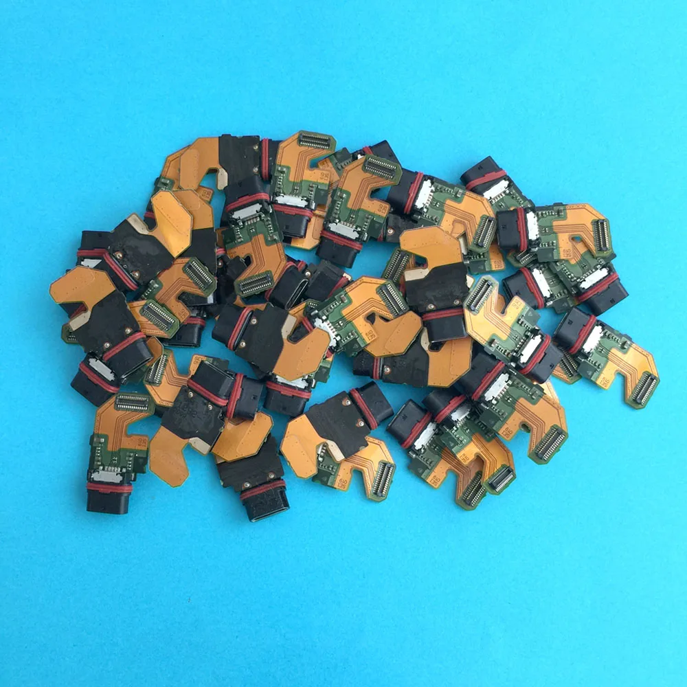10pcs Micro Dock Connector Board USB Charging Port Flex Cable Repair Part For SONY Xperia Z5 E6603 E6653 E6633 E6683 | Мобильные