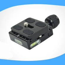 В наличии QR-50 квадратный зажим панель с градиометр для Quick Release Plate для штатива шаровой головкой Arca Swiss RR Wimberley