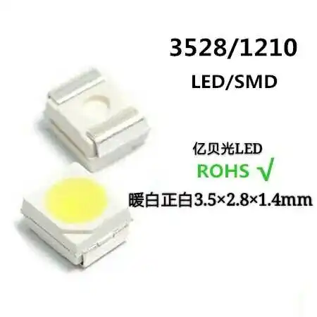 200 шт. SMD 0402 0603 0805 2835 3528 1206 5050 светодиод Diodo белый/теплый белый/Branco диод супер яркий