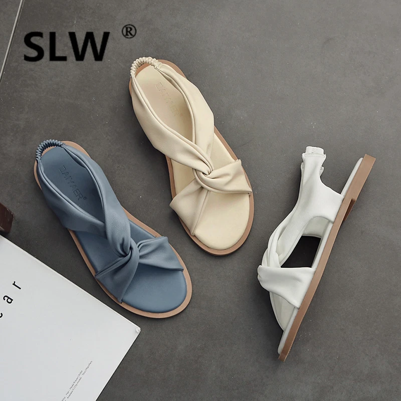 

Comfort Shoes For Women Sandals Straps Open Toe Suit Female Beige Espadrilles Platform Slip-on Loafers Summer Women's Cross