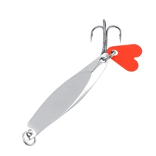 10g Fishing Spoon Lure Water Treble Hook Crankbait Spinnerbaits Spinner Baits Casting Silver Outdoor Sports