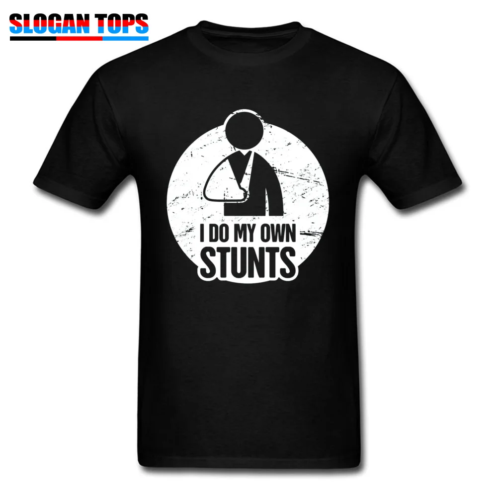 Casual Cotton Fabric Tops Shirt for Men Fashionable T-shirts Design Designer Crewneck Tee-Shirts Short Sleeve Drop Shipping Stunts Get Well Gift Fractured Broken Should black