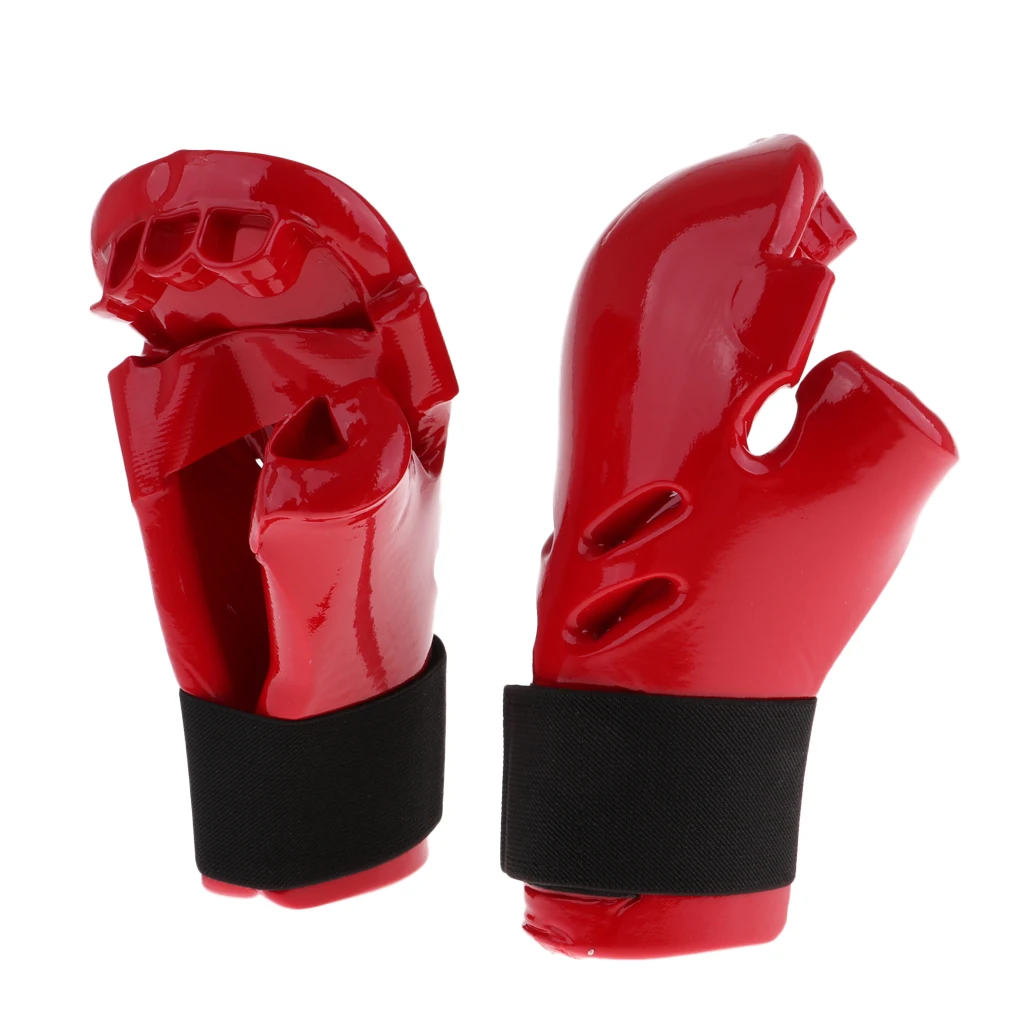 Kids Child Taekwondo Sparring Gloves Karate Kick Boxing Protector Mitts MMA Martial Arts Fighting Grappling Training Hand Guard