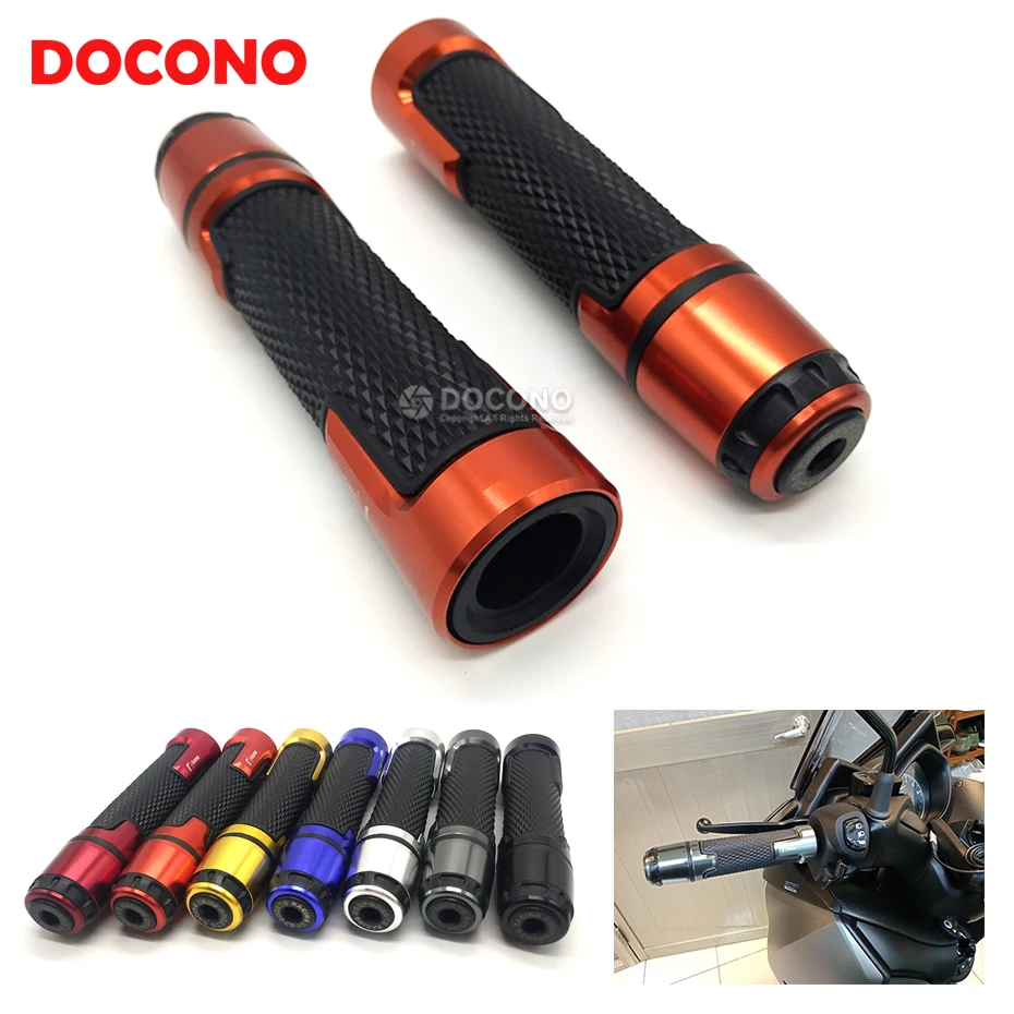 

Universal 7/8'' 22mm CNC Motorcycle handlebar grips For kawasaki Z900 er6f Honda cb400 msx125 pcx 125 Yamaha fz6 fz8 r1 r6 xj6