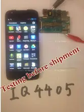 100% tested lcd display For FLY IQ4405 LCD Display Screen With Touch screen Digitizer Sensor + 3M Sticker ; free tracking