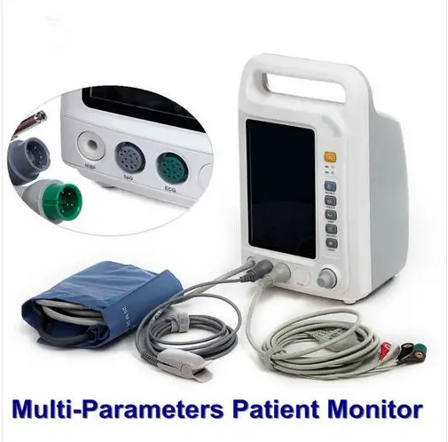 

Yonker 7 inch CE approved ECG ICU Monitoring Equipment Vital Signs Monitor DHL/EMS shipping