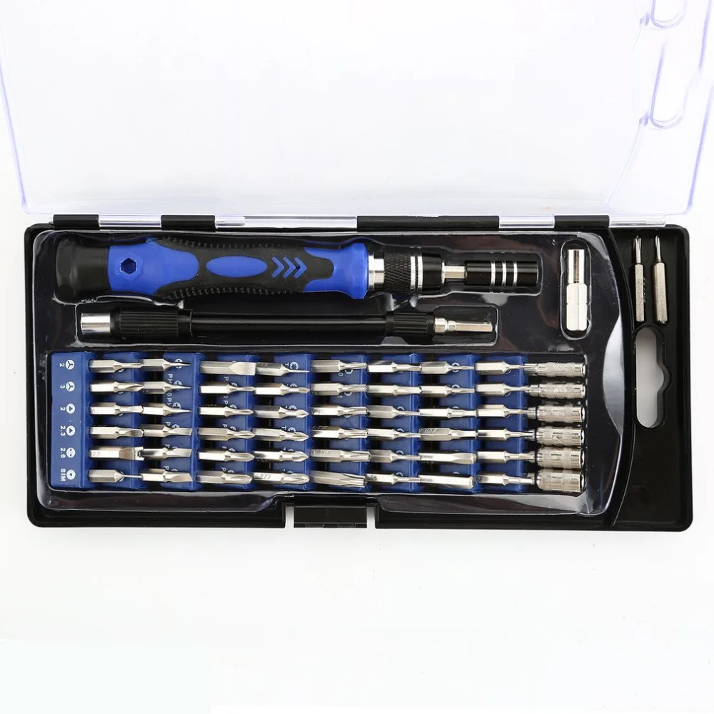 

86Pcs Screwdriver Set Series Kit Bits Phone Dismantling Crowbar Scraper Laptop Tablet iPad Repairing Tool Ruler Tweezers Pry Bar