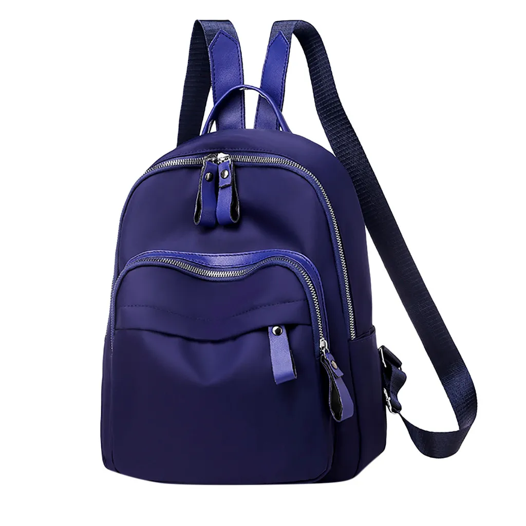 

Women's Fashion Backpack Large Capacity Computer Bag Solid Color Bag рюкзак женский mochila feminina Backpack Women #40