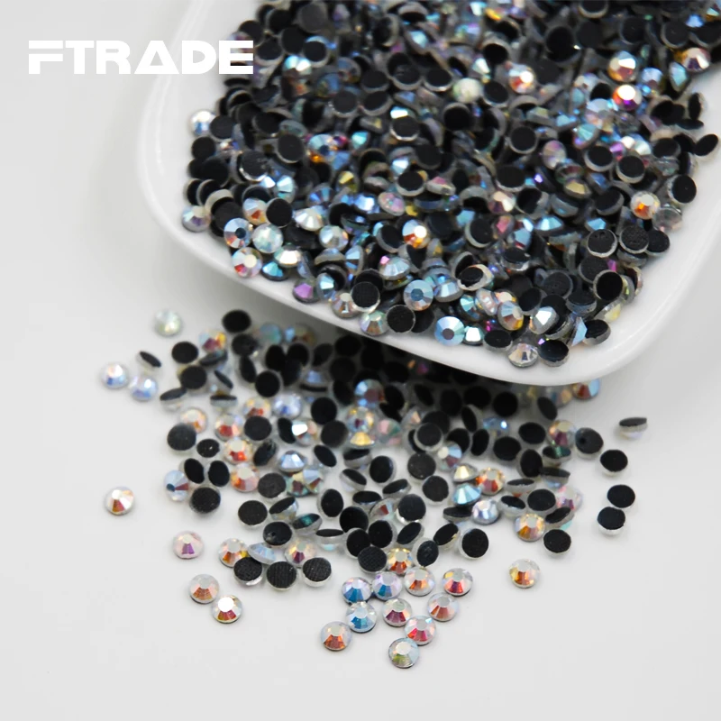 

Crystal AB SS6 1440pcs/bag DMC Hot Fix Rhinestone Crystal Flatback Loose Strass Rhinestones For Clothes Bags Accessaries