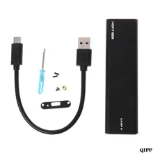 Прямая поставка и USB-C M.2 NGFF жесткий диск Корпус B Ключ SATA считыватель SSD к USB 3,0 адаптер алюминиевый Портативный APR28