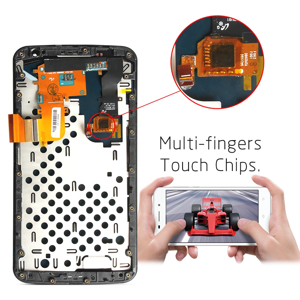 Оригинальный 5 96 дюймовый дисплей для Google Motorola Moto Nexus 6 XT1100 LCD кодирующий