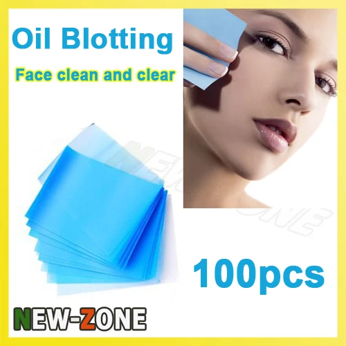 Facial Oil blotting paper Face absorbing oil sheet oil control film Face Clear and Clean 100PCS