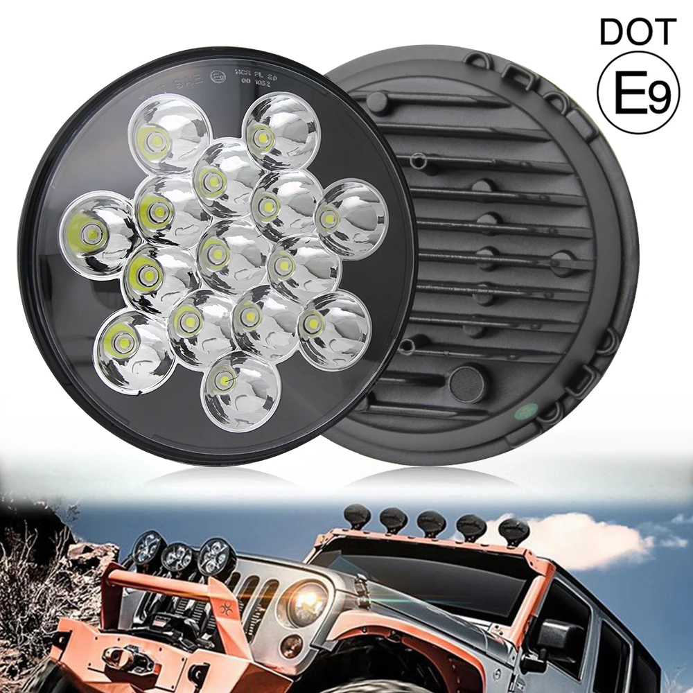 

COLIGHT 45W 30W 7inch Car Led Headlight Led 12V Hi/Lo Beam DRL Led Auto Headlight for Jeep Wrangler Hummer Kia Lada 4x4 Off road