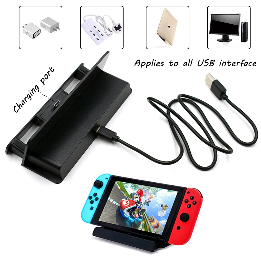 USB Charger Dock Stand for Nintend Switch NS Console USB Type-C Charging Station Holder for Nintendo Switch USB Charger Dock Stand for Nintend Switch NS Console USB Type-C Charging Station Holder for Nintendo Switch