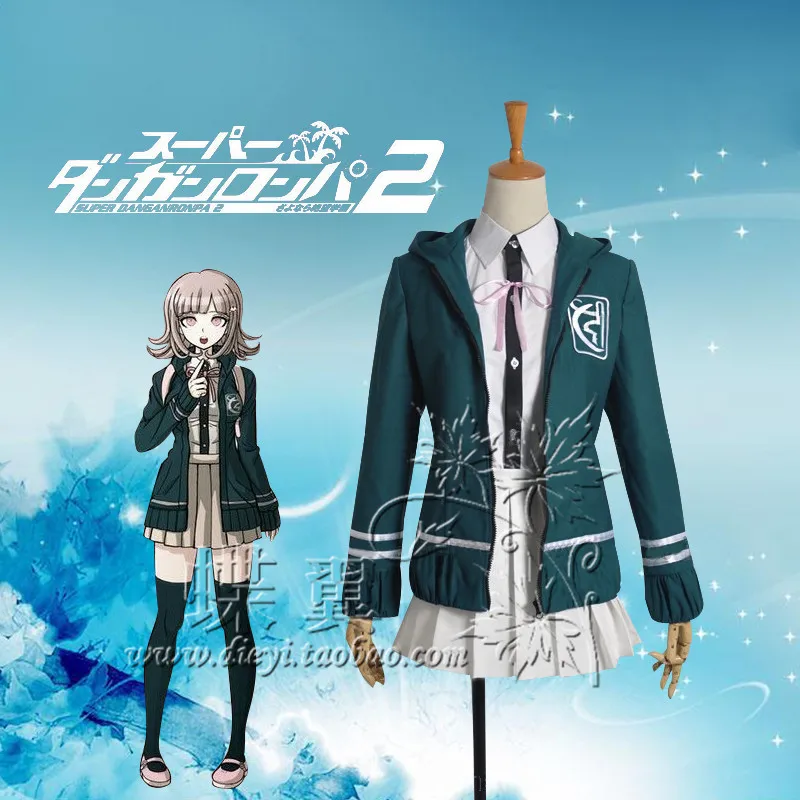 font b Anime b font DanganRonpa font b Cosplay b font Chiaki Nanami Uniform Jacket