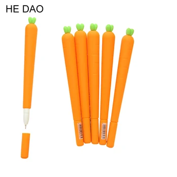 

0.5mm Novelty Fresh Carrot Gel Pen Promotional Gift Stationery School Office Supply Birthday Gift