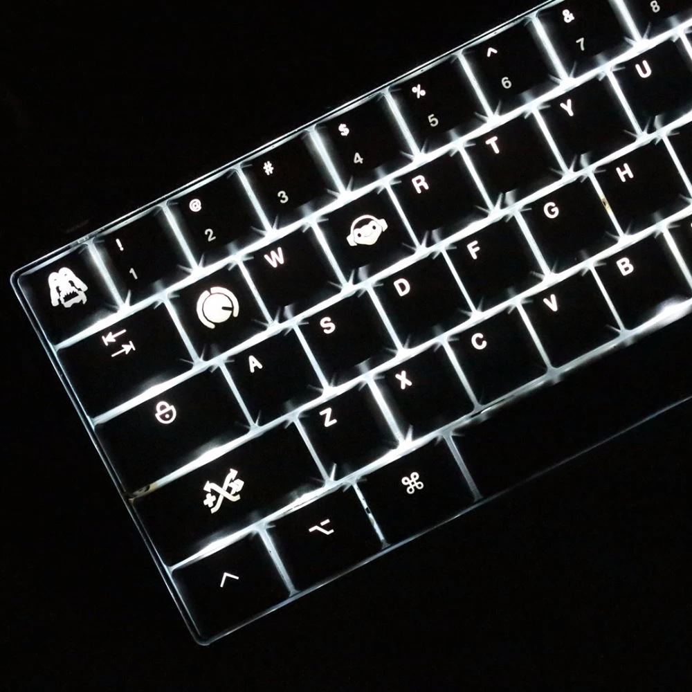 Blacklit Kecap Oem Profile For Mechanical Keyboard Diy Keyboard R4 Esc