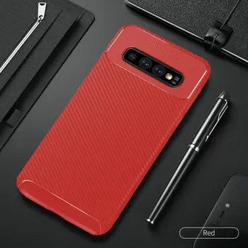 

30pcs/lot For Galaxy S10 Plus S10 Lite S10E S10 Carbon Fiber Ultra Thin Shockproof TPU Case For Samsung Galaxy S9 S8 Plus Note 9