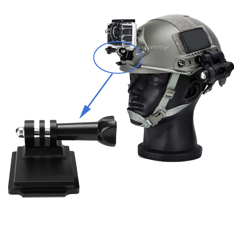 

Sports Airsoft Gear Helmet Accessory Tactical Fast Helmet Fixed VAS Shroud Base Mount Arm Adapter for Sport Action Camera